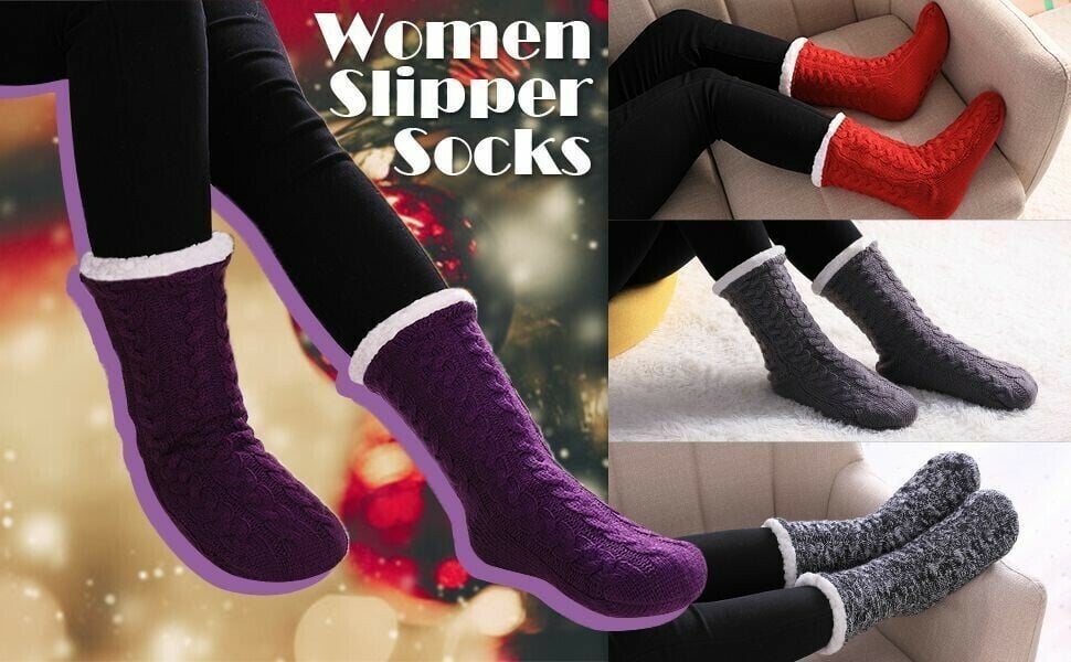 🎅🎅Super Soft Warm Cozy Fleece Socks