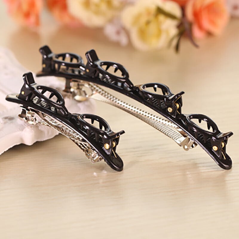 Double Bangs Hairstyle Hairpin