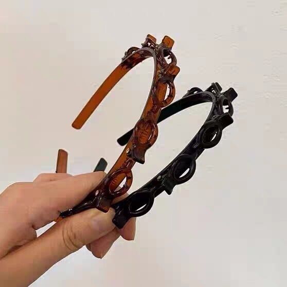 Double Bangs Hairstyle Hairpin