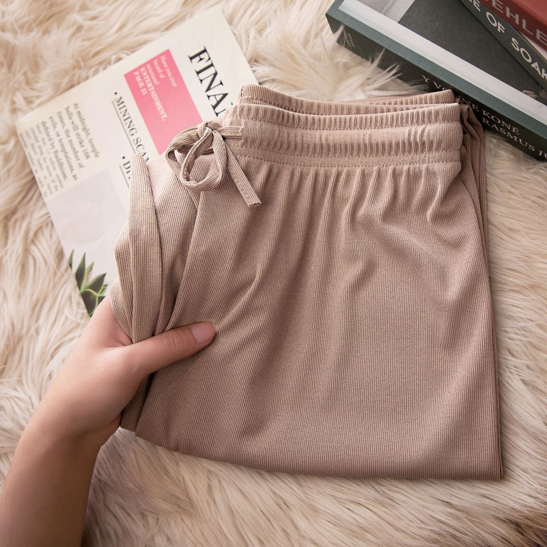 Ice Silk Loose Casual Pants